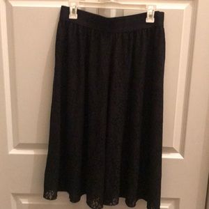 L black lace LuLaRoe Lola 🎉~2 for $20~🎉